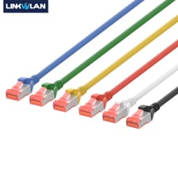 (5pcs/Pack) RJ45 Network Ethernet Cables Cat 6 SFTP Patch Cord Cable 0.25m/0.5m/1m/1.5m/2m/3m/5m 6 Colors Shielded