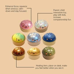 Simulation Flash Dumpling Pressure Ball Slow Rebound Soft Pinch Decompression Home Office Decorat Children Adults Birthday Gift