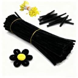 230Pcs/Set Chenille Stems Pipe Cleaners with Flower Centers DIY Handmade Crafts Materials Art Handmade Wedding Party Home Decor