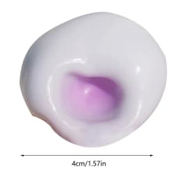 4cm Mochi Ball Slow-Rebound Toy, Portable Moltable Ball Squeeze Toy, Realistic Mochi-like Textured Toy for Stress Relief