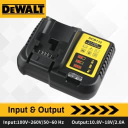 DCB112 Lithium Battery Charger - Suitable for 10.8V, 12V, 14.4V, 18V, 20V DCB Series Lithium-ion Batteries