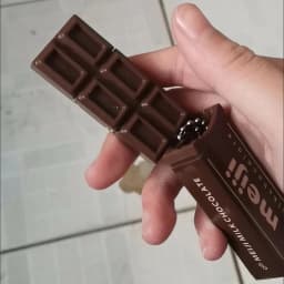 Hot Japanese Style Simulated Meiji Chocolate Fidget Toy Bendable Snap Stress Relief Keychain Pendant Creative Gift