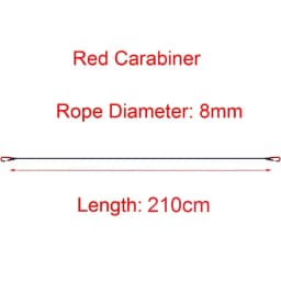 Elastic Bungee Cord Tie Strap with Carabiner Hooks for Kayak Cycling Luggage Packing Ropes Camping Outdoor Accessories