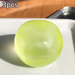 Transparent Mochi Squishy Decor Slow Rising TPR Fidget Squeeze Prop with Coconut Oil Texture Super Soft Comfort for Adults