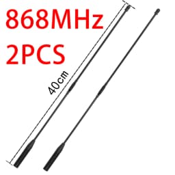 GIZONT LoRa 868MHz 915MHz Antenna For Meshtastic Heltec V3 & V4 ESP 32 Two Sections Soft Whip Antenna, Flexible and Bendable