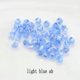 Buy 1 And Get 1 Free 4mm Shiny Crystal Beads Bicone Beads Glass Beads Loose Spacer Beads for Bracelet DIY Jewelry Making 200pcs