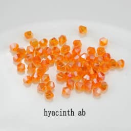 Buy 1 And Get 1 Free 4mm Shiny Crystal Beads Bicone Beads Glass Beads Loose Spacer Beads for Bracelet DIY Jewelry Making 200pcs