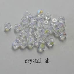 Buy 1 And Get 1 Free 4mm Shiny Crystal Beads Bicone Beads Glass Beads Loose Spacer Beads for Bracelet DIY Jewelry Making 200pcs