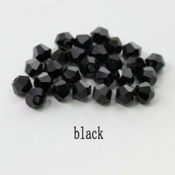 Buy 1 And Get 1 Free 4mm Shiny Crystal Beads Bicone Beads Glass Beads Loose Spacer Beads for Bracelet DIY Jewelry Making 200pcs
