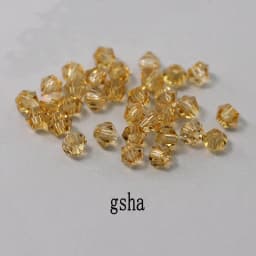Buy 1 And Get 1 Free 4mm Shiny Crystal Beads Bicone Beads Glass Beads Loose Spacer Beads for Bracelet DIY Jewelry Making 200pcs