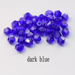 Buy 1 And Get 1 Free 4mm Shiny Crystal Beads Bicone Beads Glass Beads Loose Spacer Beads for Bracelet DIY Jewelry Making 200pcs