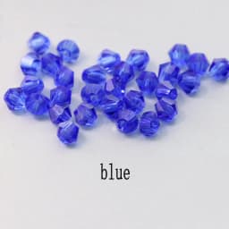 Buy 1 And Get 1 Free 4mm Shiny Crystal Beads Bicone Beads Glass Beads Loose Spacer Beads for Bracelet DIY Jewelry Making 200pcs