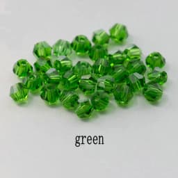 Buy 1 And Get 1 Free 4mm Shiny Crystal Beads Bicone Beads Glass Beads Loose Spacer Beads for Bracelet DIY Jewelry Making 200pcs