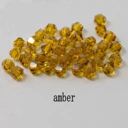 Buy 1 And Get 1 Free 4mm Shiny Crystal Beads Bicone Beads Glass Beads Loose Spacer Beads for Bracelet DIY Jewelry Making 200pcs