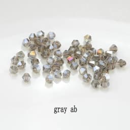Buy 1 And Get 1 Free 4mm Shiny Crystal Beads Bicone Beads Glass Beads Loose Spacer Beads for Bracelet DIY Jewelry Making 200pcs