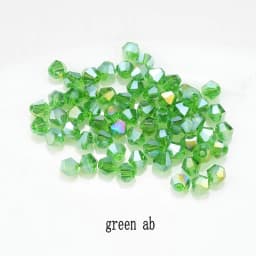 Buy 1 And Get 1 Free 4mm Shiny Crystal Beads Bicone Beads Glass Beads Loose Spacer Beads for Bracelet DIY Jewelry Making 200pcs