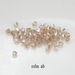 Buy 1 And Get 1 Free 4mm Shiny Crystal Beads Bicone Beads Glass Beads Loose Spacer Beads for Bracelet DIY Jewelry Making 200pcs