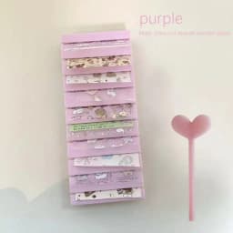Nail Foils Gradient Transfer Foil Storage Box Nail Art Stickers Stripe Floral Manicure Decals Nails Decoration S