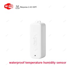 Tuya Zigbee/Wifi Temperature Humdiity Sensor Detector Option Indoor Outdoor Waterproof LCD Thermometer Hygrometer For Alexa Z2M