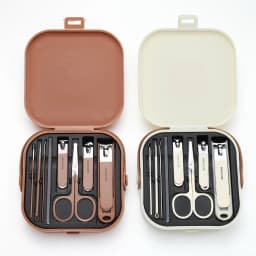 Nail Care Kit Anti-Splatter Manicure Set Stainless Steel Nail Clippers Buffer File Grooming Tools With Travel Case For Men Women