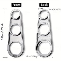 2 In 1 Faucet Aerator Wrench Water Flows Adjusting Faucet Bubbler Wrench Plumber Home Bathrooms Faucets Maintaining Tools