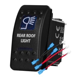 12v/24v Blue Led Light 5 Pin On Off SPST Rocker Switch 7 Pin On Off On ARB Carling Style Car Boat Waterproof Pump Push Switch