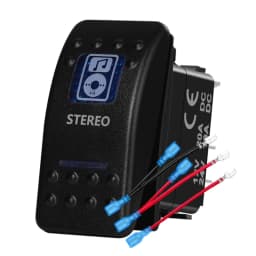 12v/24v Blue Led Light 5 Pin On Off SPST Rocker Switch 7 Pin On Off On ARB Carling Style Car Boat Waterproof Pump Push Switch