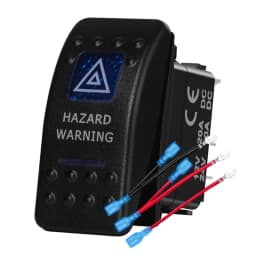 12v/24v Blue Led Light 5 Pin On Off SPST Rocker Switch 7 Pin On Off On ARB Carling Style Car Boat Waterproof Pump Push Switch