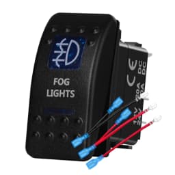 12v/24v Blue Led Light 5 Pin On Off SPST Rocker Switch 7 Pin On Off On ARB Carling Style Car Boat Waterproof Pump Push Switch