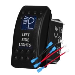 12v/24v Blue Led Light 5 Pin On Off SPST Rocker Switch 7 Pin On Off On ARB Carling Style Car Boat Waterproof Pump Push Switch