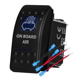 12v/24v Blue Led Light 5 Pin On Off SPST Rocker Switch 7 Pin On Off On ARB Carling Style Car Boat Waterproof Pump Push Switch