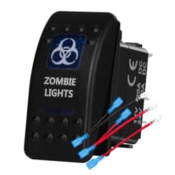 12v/24v Blue Led Light 5 Pin On Off SPST Rocker Switch 7 Pin On Off On ARB Carling Style Car Boat Waterproof Pump Push Switch