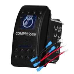 12v/24v Blue Led Light 5 Pin On Off SPST Rocker Switch 7 Pin On Off On ARB Carling Style Car Boat Waterproof Pump Push Switch