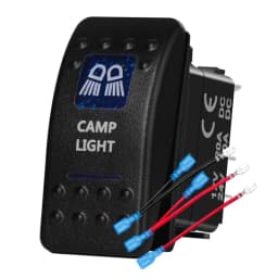 12v/24v Blue Led Light 5 Pin On Off SPST Rocker Switch 7 Pin On Off On ARB Carling Style Car Boat Waterproof Pump Push Switch