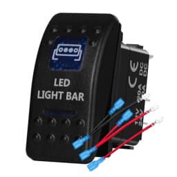 12v/24v Blue Led Light 5 Pin On Off SPST Rocker Switch 7 Pin On Off On ARB Carling Style Car Boat Waterproof Pump Push Switch