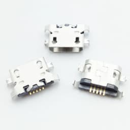 100pcs Micro USB 5pin Heavy Plate 1.27mm Charging Port Connector for Lenovo A850 Motorola Moto E3 G5 XT1672 G4 Play XT1600