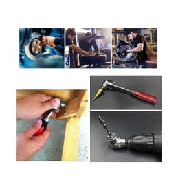 1pc 105 Degree Angle Extension Screw Driver Socket Holder Adapter Adjustable Bits Nozzles for Screwdrivers Bit Right Angle Head