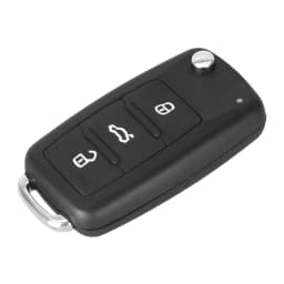 KEYYOU NEW 3 Button For VW For VOLKSWAGEN Tiguan Golf Sagitar Polo MK6 Flip Fob Remote Folding Key Shell Uncut Blade