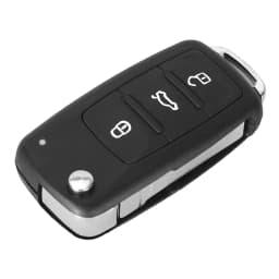 KEYYOU NEW 3 Button For VW For VOLKSWAGEN Tiguan Golf Sagitar Polo MK6 Flip Fob Remote Folding Key Shell Uncut Blade