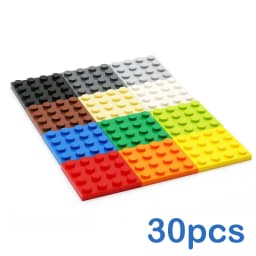 30pcs DIY Building Blocks Thin Figures Bricks 4x4 Dots 12Color Educational Creative Size Compatible With 3031 Toys for Children