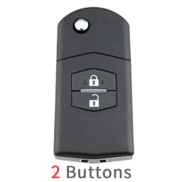 2 / 3 Buttons Car Key Shell Auto Remote Control Folding Housing Case Replacements Fit for Mazda 2 3 5 6 BT50 CX-5 CX-7 CX-9 RX8