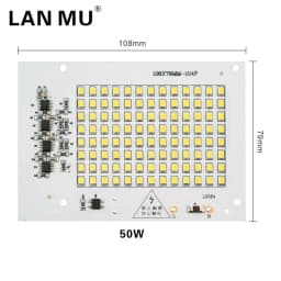 LED Lamp Chips 220V SMD Bulb 2835 Smart IC Led Light Input 10W 20W 30W 50W 100W For Outdoor FloodLight