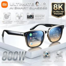 Xiaomi AI Smart Glasses AI Translation 8MP HD Camera 4K Shooting Image Bluetooth Call Recording Music Smart Sunglasses 2026