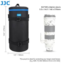 JJC Luxury Camera Lens Bag Pouch Case for Canon Lens Nikon Sony Olympus Fuji DSLR Photography Accessories Shoulder Bag Backpack