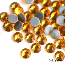 QIAO Multi-Color SS6-SS30 Crystal Glass Glitter Rhinestone Flatback Hot fix Rhinestones For Nail Art Sewing & Fabric Decoretion
