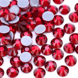 QIAO Multi-Color SS6-SS30 Crystal Glass Glitter Rhinestone Flatback Hot fix Rhinestones For Nail Art Sewing & Fabric Decoretion