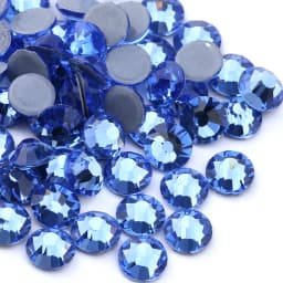 QIAO Multi-Color SS6-SS30 Crystal Glass Glitter Rhinestone Flatback Hot fix Rhinestones For Nail Art Sewing & Fabric Decoretion