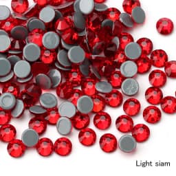 QIAO Multi-Color SS6-SS30 Crystal Glass Glitter Rhinestone Flatback Hot fix Rhinestones For Nail Art Sewing & Fabric Decoretion