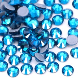 QIAO Multi-Color SS6-SS30 Crystal Glass Glitter Rhinestone Flatback Hot fix Rhinestones For Nail Art Sewing & Fabric Decoretion