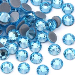 QIAO Multi-Color SS6-SS30 Crystal Glass Glitter Rhinestone Flatback Hot fix Rhinestones For Nail Art Sewing & Fabric Decoretion